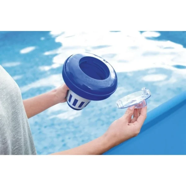 Bestway Flowclear 58071 – Distributore Galleggiante di Cloro per Piscina – Bianco/Blu - immagine 5