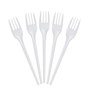 Forchetta Monouso in Plastica 50PZ – Pratica, Leggera e Resistente