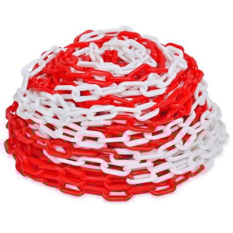 Catena Plastica Bianca e Rossa 5mt – Segnalazione e Sicurezza