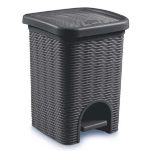 Stefanplast Elegance Pattumiera Bagno 6 Litri – Grigio Ardesia