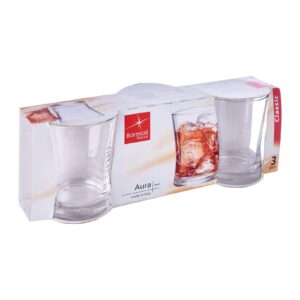 Confezione 3 Bicchieri Vino Rocco Bormioli Aura 24CL – Eleganza e Trasparenza per la Tua Tavola