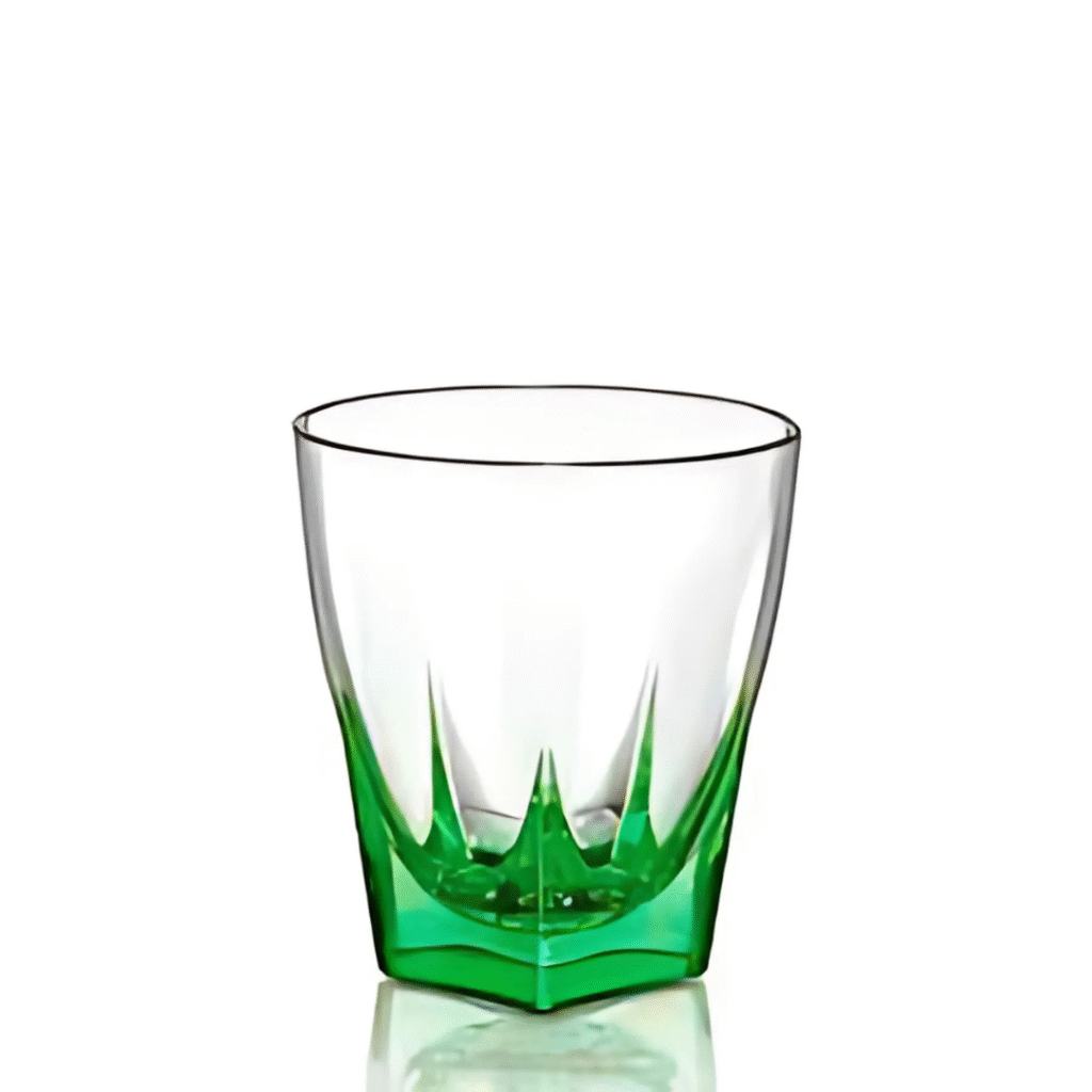 Bicchieri Acqua Camelot Verde – Set 3 Pezzi