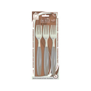 Set 6 Forchette in Acciaio Inox - Manico Ergonomico e Resistente