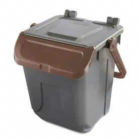 Bidone per Raccolta Differenziata Ecology 25L Marrone | Sostenibilità e Praticità per la Separazione dei Rifiuti