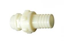 Raccordo Dritto Portagomma Tre Pezzi in Nylon - Viticoltura ed Enologia | Connettore Resistente per Sistemi di Irrigazione e Trattamenti