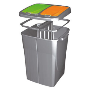 Bidone Duobin 2x22,5L | Soluzione Pratica e Resistente per lo Smaltimento Rifiuti