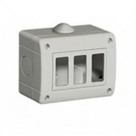 Idrobox IP40 3 Posti EC - Protezione Elettrica Sicura e Funzionale per Ambienti Interni