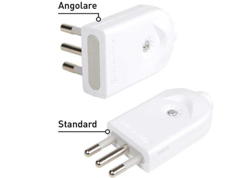 Spina Orientabile Electraline 10A 2P+T Bianco 71001 – Soluzione Comoda e Sicura per i Tuoi Dispositivi Elettrici