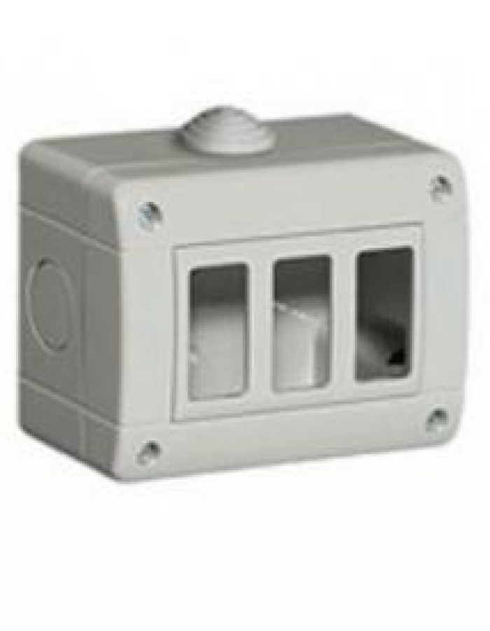 Idrobox IP40 3 Posti EC – Protezione Elettrica Sicura e Funzionale per Ambienti Interni